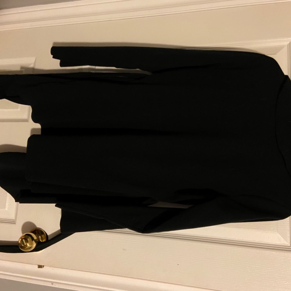 Shein black velvet waterfall jacket - Picture 2 of 3